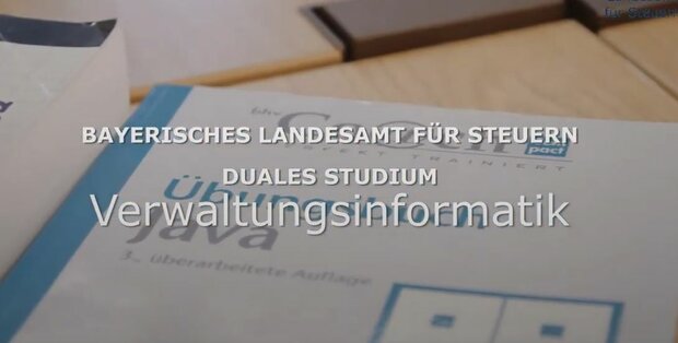  Titelbild zum Video "Informatik dual studieren am Bayerischen Landesamt für Steuern"