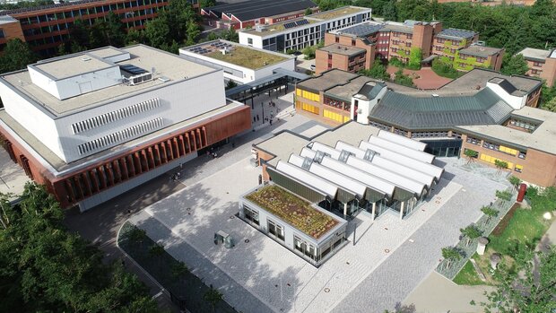 Landesfinanzschule aus der Luft